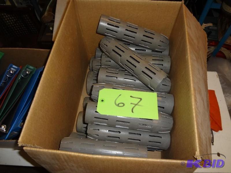 lot 67 image: Box of Plastic Tree Protectors...