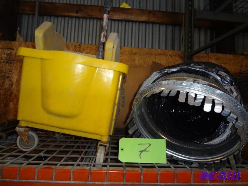 lot 7 image: Flex Tube, Mop Pail...