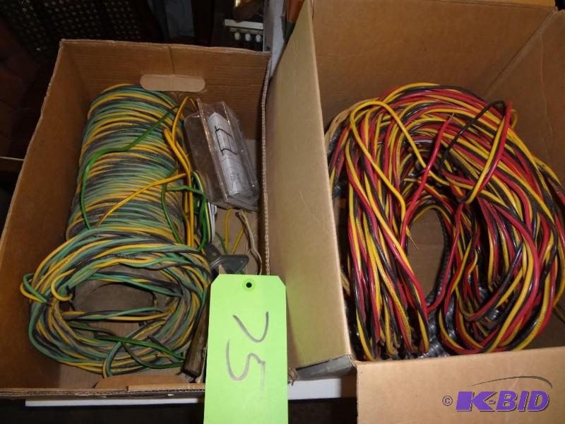 lot 75 image: Huge Lot of Wire, Trailer Wire...
