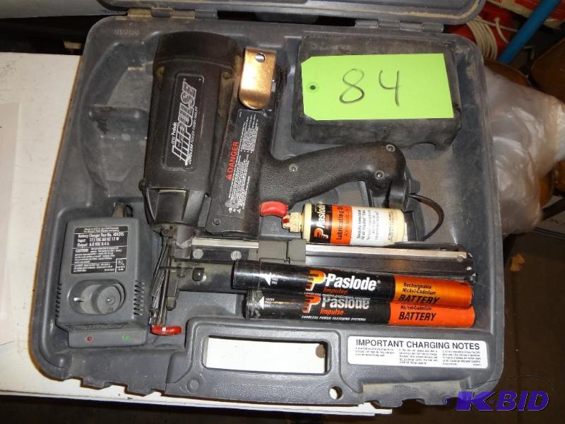 lot 84 image: Paslode Impulse Nailer...