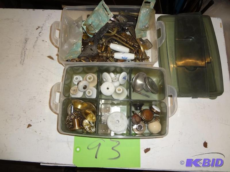 lot 93 image: Lot of Old Drawer Pulls...