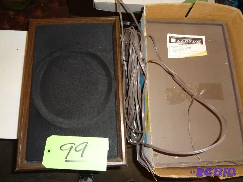 lot 99 image: Speakers...