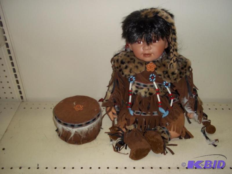 lot 206 image: Little Indian Boy with drum...