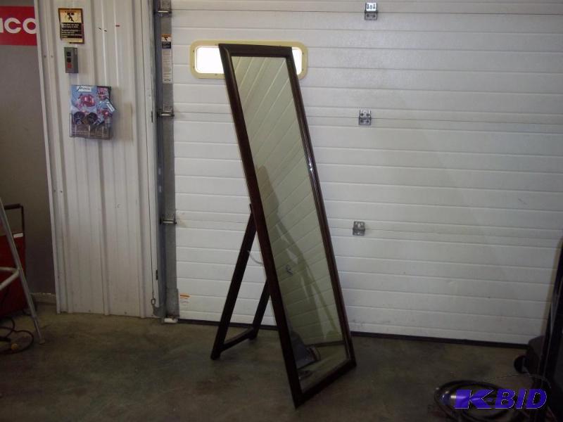 lot 284 image: Full Length Mirror with Stand...