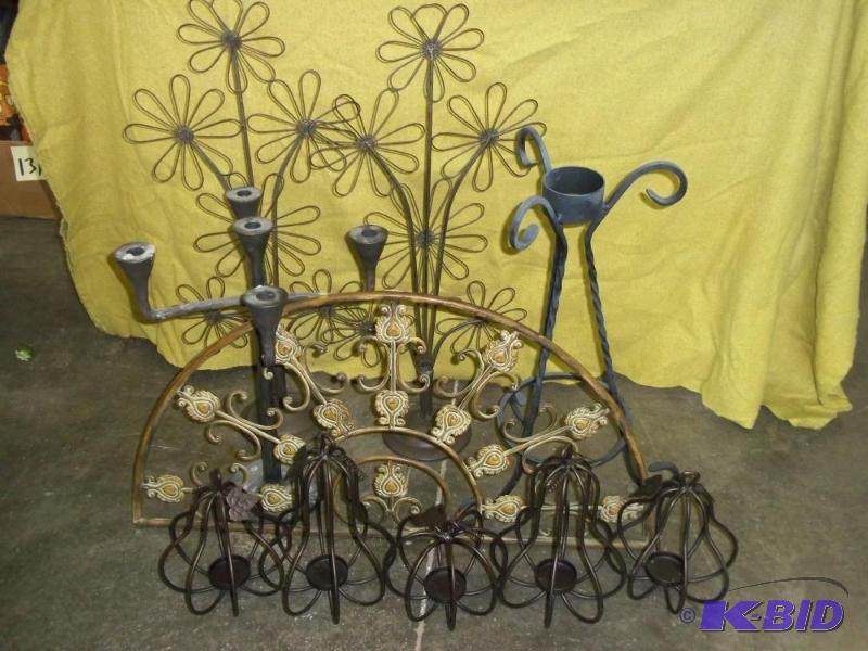 lot 378 image: Lot of Rod Iron Items...