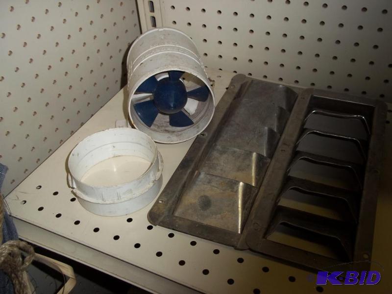 lot 46 image: Boat Vent blower with vents...