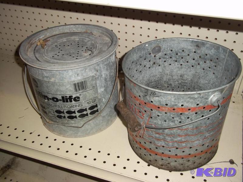 lot 48 image: Minnow Buckets...