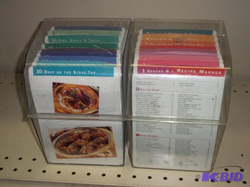 lot 58 image: Recipe Box with recipes...