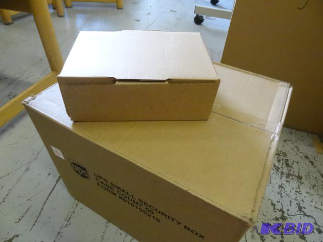 lot 118 image: UPS Small Security Boxes Qty. 50...