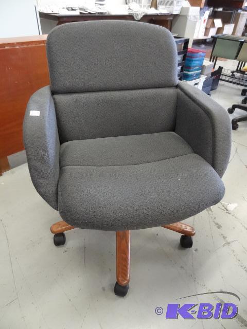 lot 137 image: Office chair on wheels...