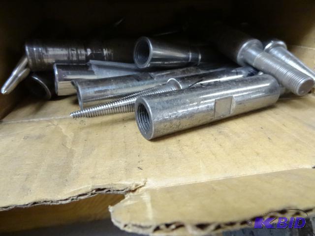 lot 14A image: Box of spindles for grinder poishers...
