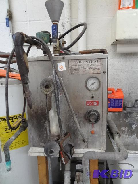 lot 15 image: Rosenthal portable steam generator. Model JR....