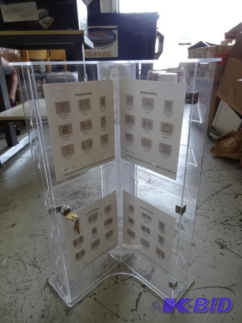 lot 157 image: Poly Display. Has Lock and Key...