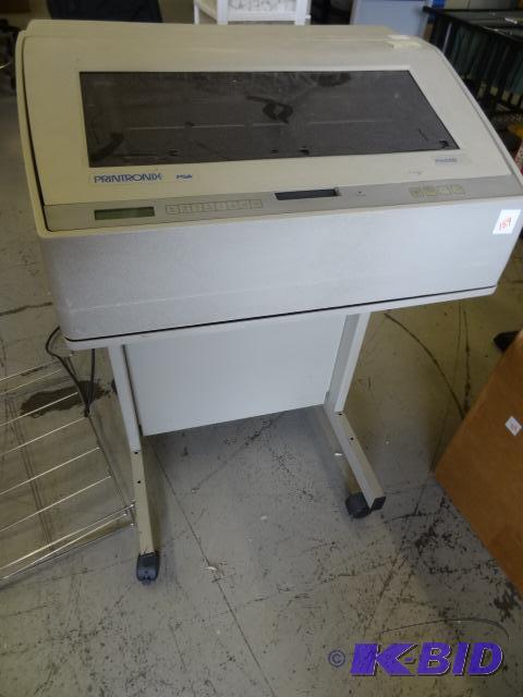 lot 159 image: Print Ronix P5005B Printer with Cart on Wheel...