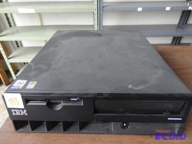 lot 193 image: IBM Think Centre Computer. Pentium 4. Windows...