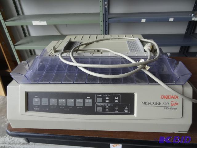 lot 195 image: Okidata Microcine 320 9 Pin Printer...