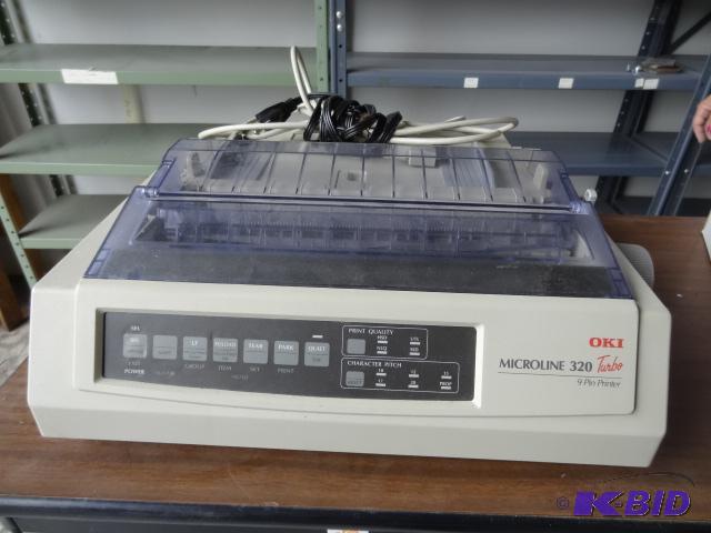 lot 196 image: Okidata Microcine 320 9 Pin Printer...
