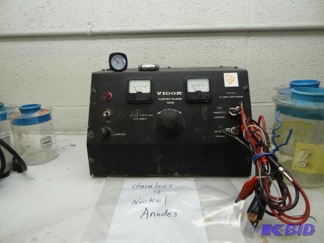 lot 20 image: Vigor electro plater. PM280. Stainless and n...