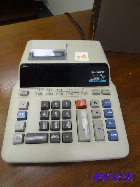 lot 238 image: Printing calculator...