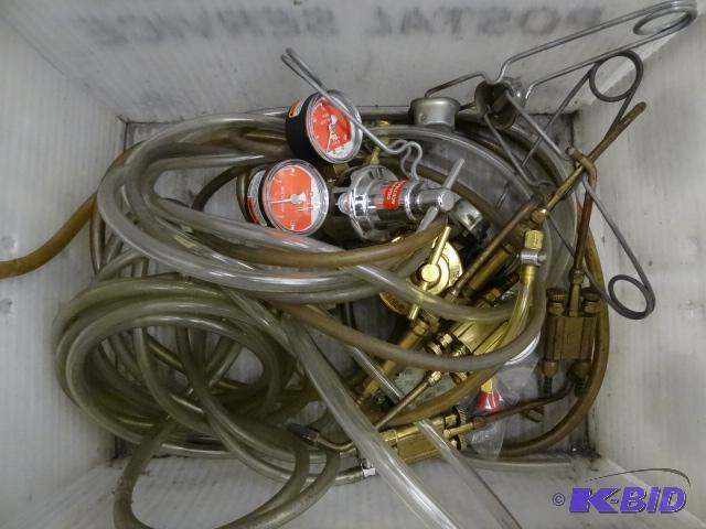 lot 51 image: Misc jewelers torches and regulators...