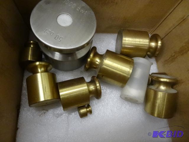 lot 57 image: Calibrated weights...