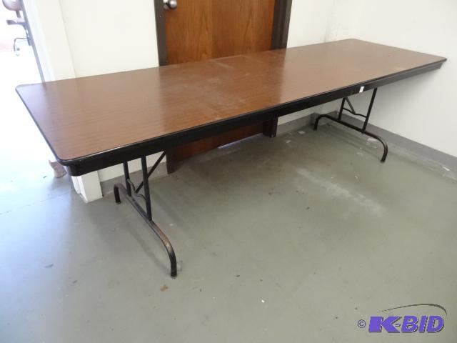 lot 92 image: Folding Table 96 x 30...