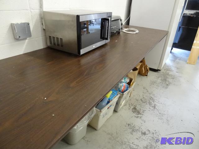 lot 96 image: Folding Table. No Contents. 96 x 30...