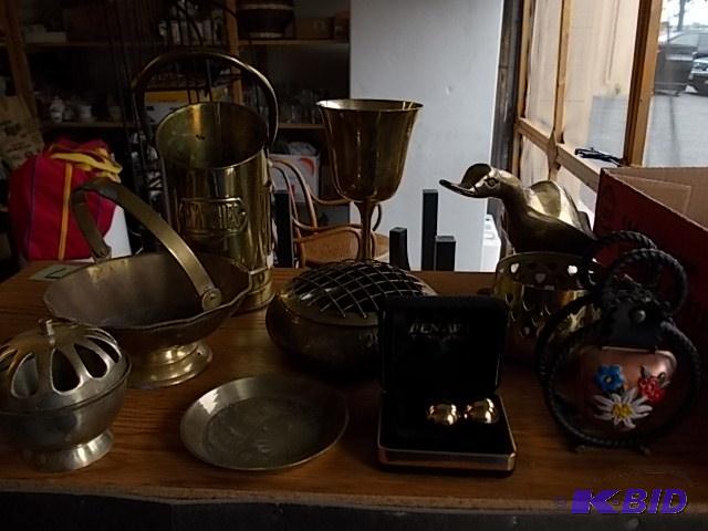 Collection Of Brass Items...