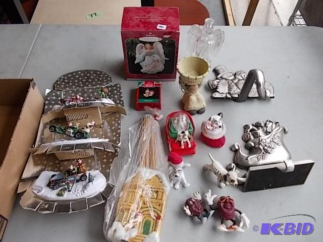 Box Lot-Christmas Hotwheels, Angels, Stocking...