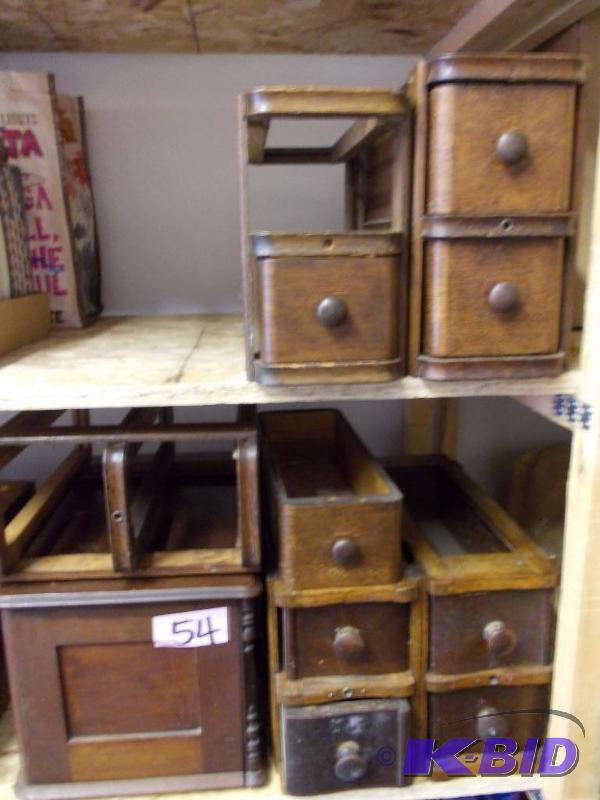 Assorted Sewing Machine Cabinet Parts &amp D...