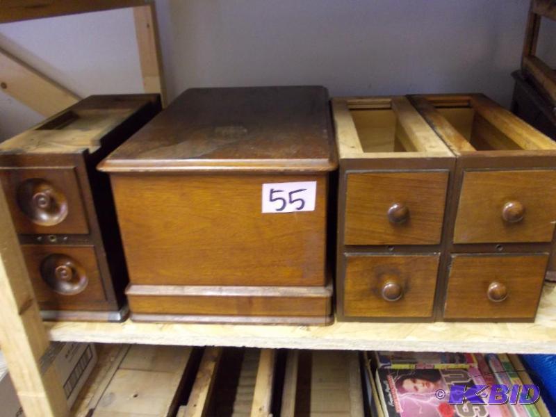 Assorted Sewing Machine Cabinet Parts &amp D...
