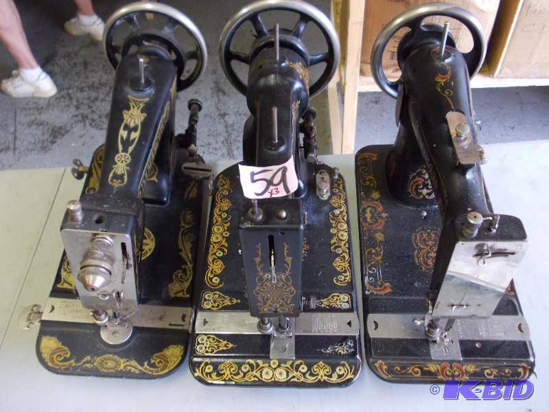 3-Vintage Sewing Machines...