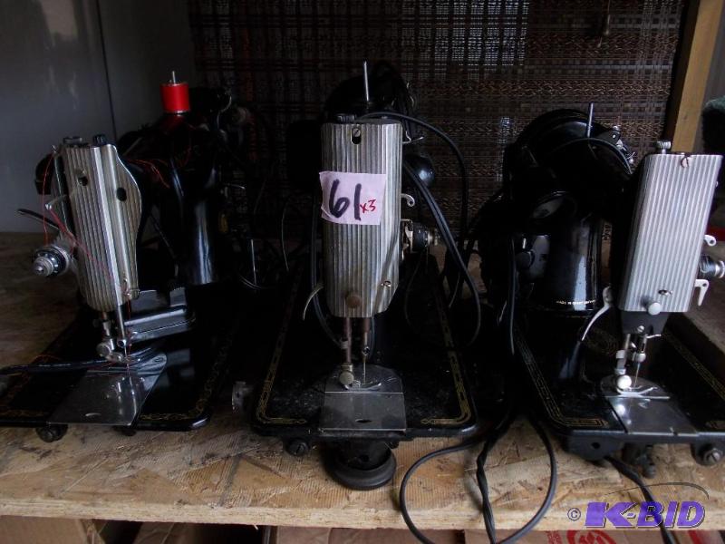 3-Vintage Singer Sewing Machines...