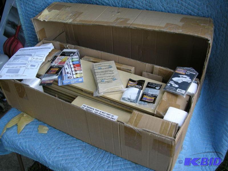 lot 115 image: Pinewood Derby Hot Rod Racers Track kit