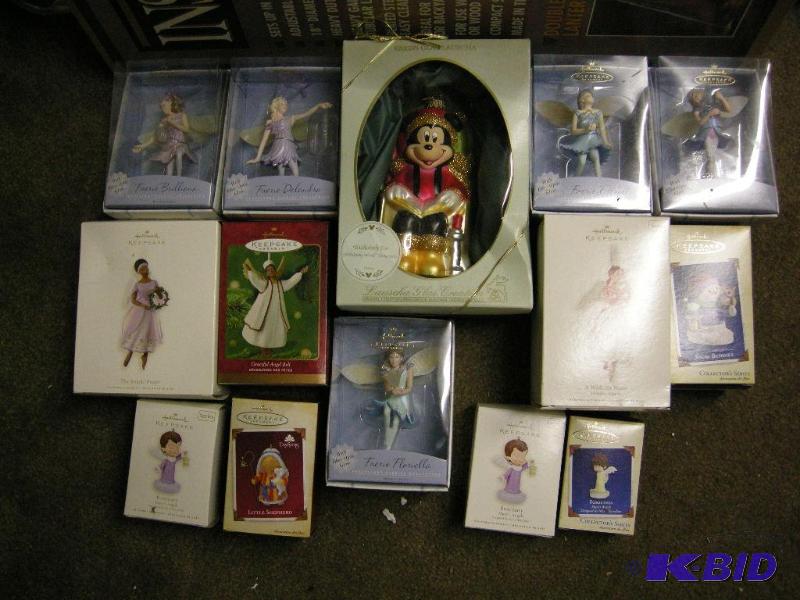 lot 121 image: Christmas ornaments including Lauscha Glas for Disney