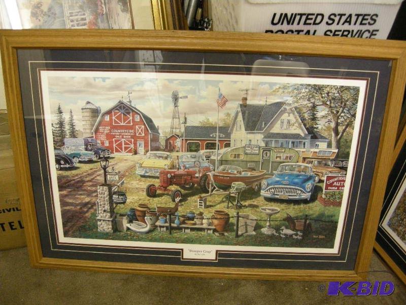 lot 129 image: Ken Zylla Bumper Crop Signed and numbered