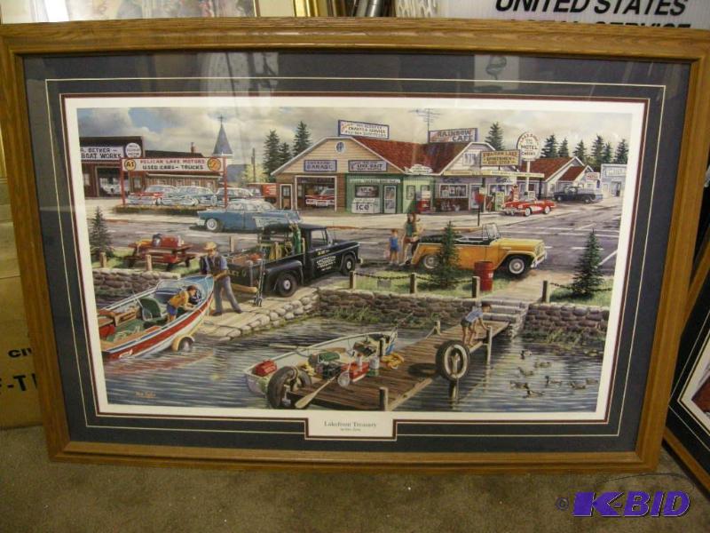 lot 131 image: Ken Zylla Lakefront Treasury Signed and numbered