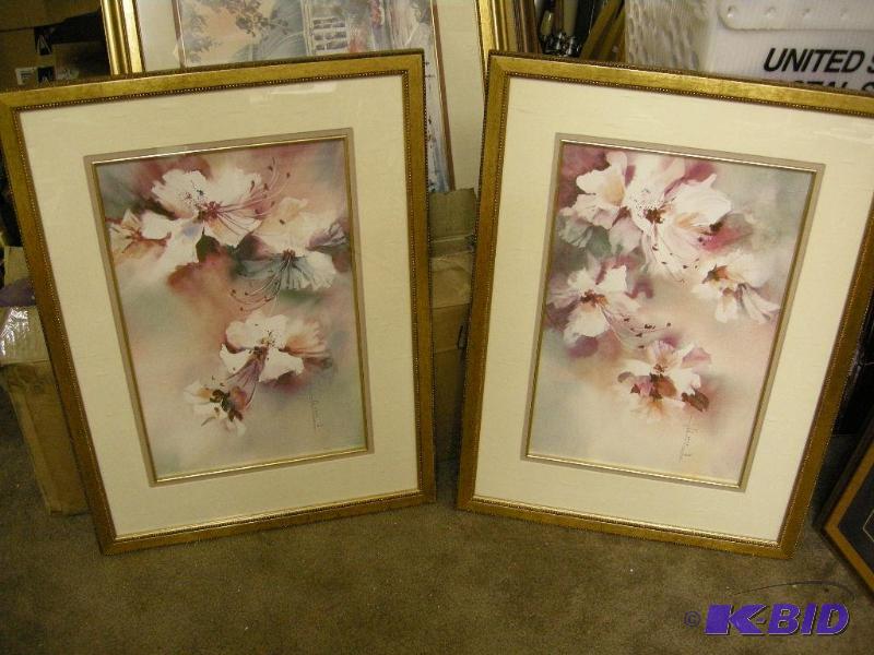 lot 135 image: 2 Lou Roman Framed Prints, Signed and numbered