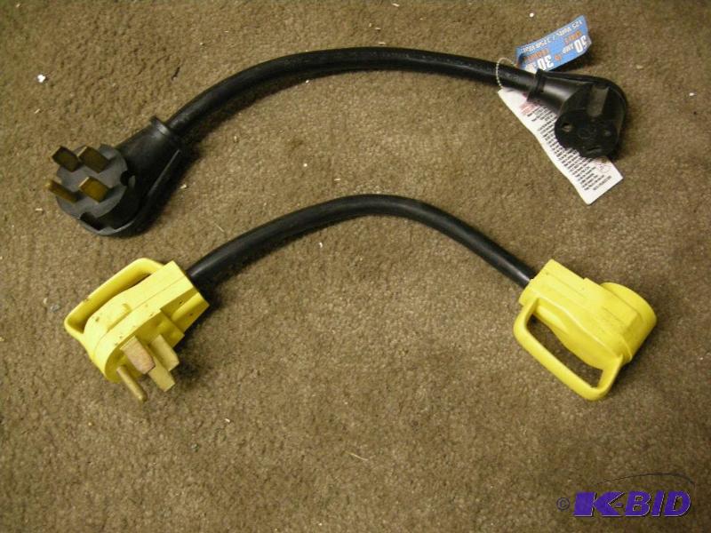 lot 141 image: 2 RV Power Adapters