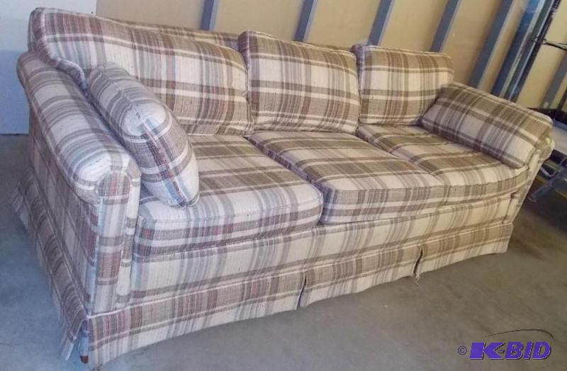 Plaid Couch