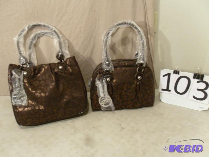 lot 103 image: Lot of 2 New Matching XOXO Purses  Bags. One...