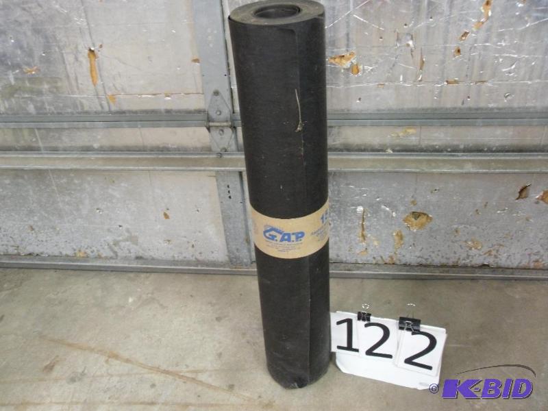 lot 122 image: New Roll of 15 lb Roofing Felt  Tar Paper....