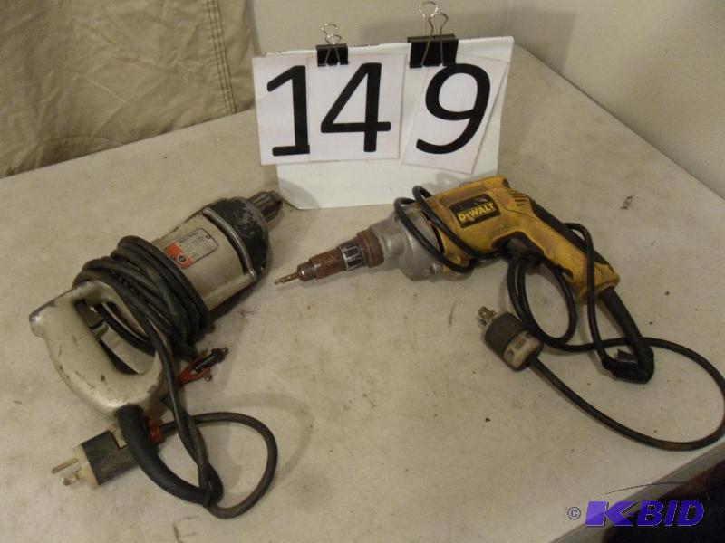 lot 149 image: Lot of 2 Drills. Black and Decker HD Drill (t...