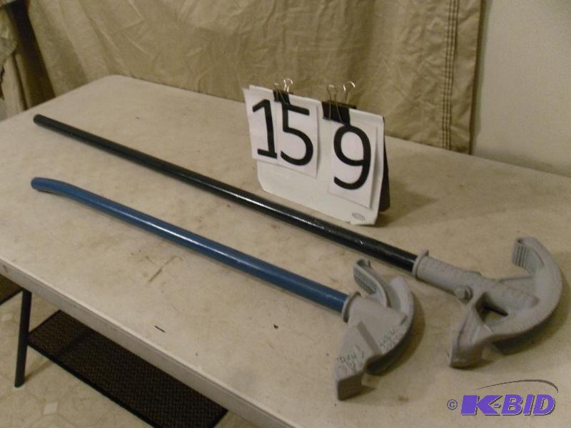 lot 159 image: Lot of 2 Conduit Benders. 34" and 12&q...
