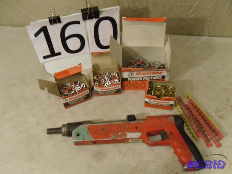 lot 160 image: Omark&nbsppowder actuated fastener system. i...
