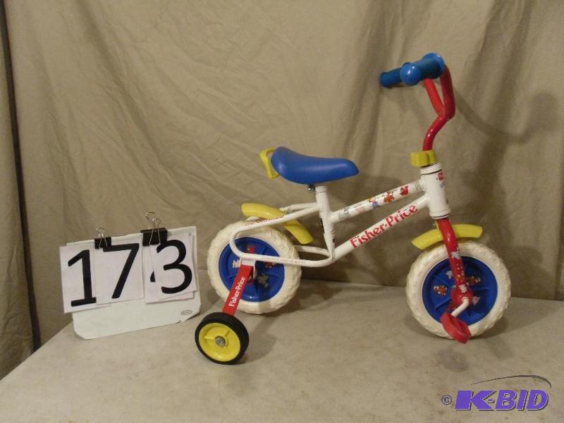 fisher price toddler bike with training wheels