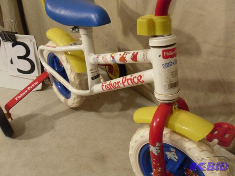 Fisher price bike with best sale training wheels