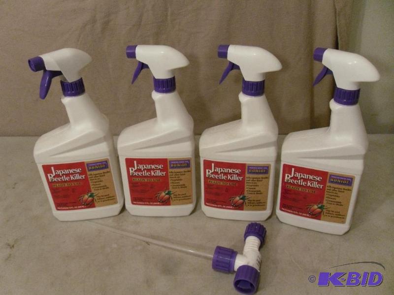 lot 74 image: 4 New Bottles of Bonide&nbspBeetle Killer. K...