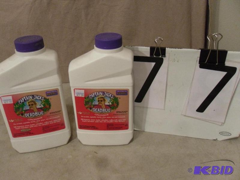 lot 77 image: 2 New Bottles of Captain Jacks Deadbug Concen...