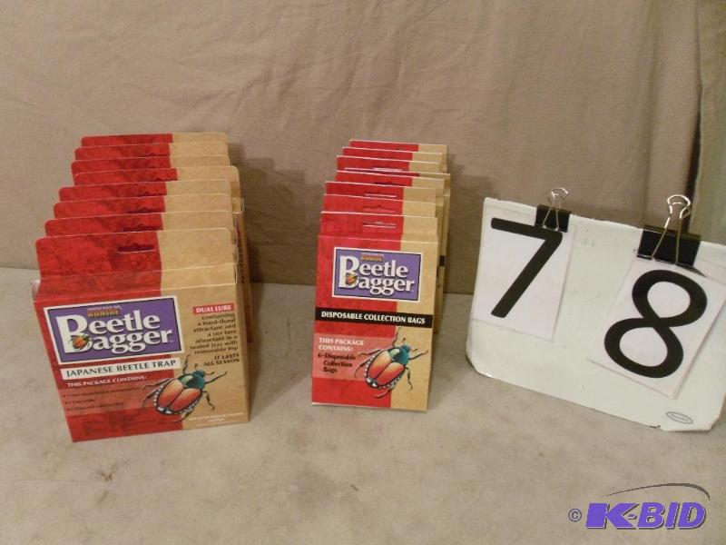 lot 78 image: Lot of 8 New Bonide Beetle Traps and 8 Boxes ...